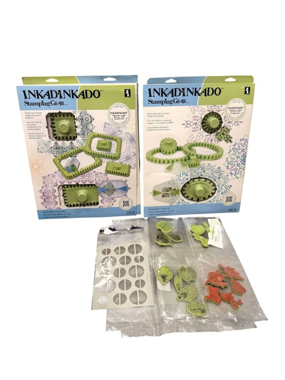 INKADINKADO StampingGear Deluxe Cog 24 Circle & 22 Square Piece Set New